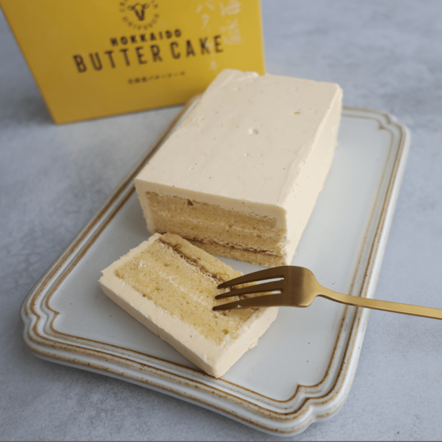 新発売<br />「北海道バターケーキ」