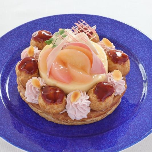 本店限定2019年8月サンクス・ケーキ「桃色花火」