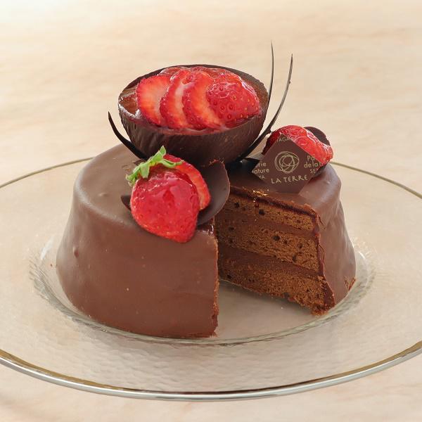 本店限定2020年2月サンクス・ケーキ「しあわせのショコラトルテ」